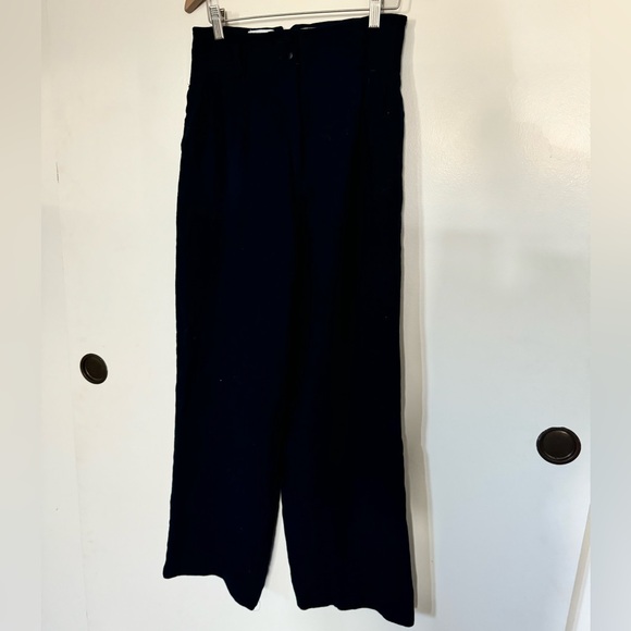 Rare Mignon Wide Leg 100% Pure Wool Pants - Picture 2 of 10